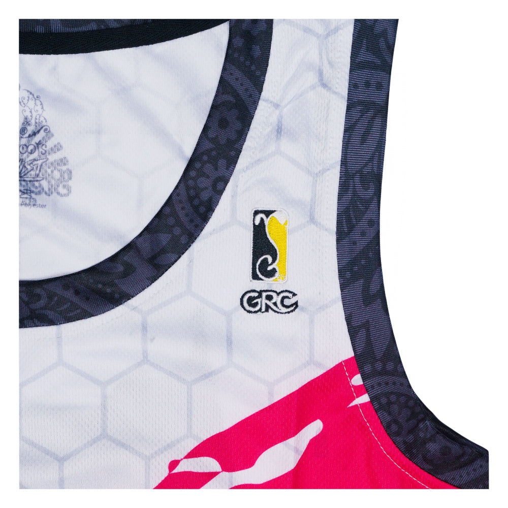 Stylust Paisley Cat White Jersey