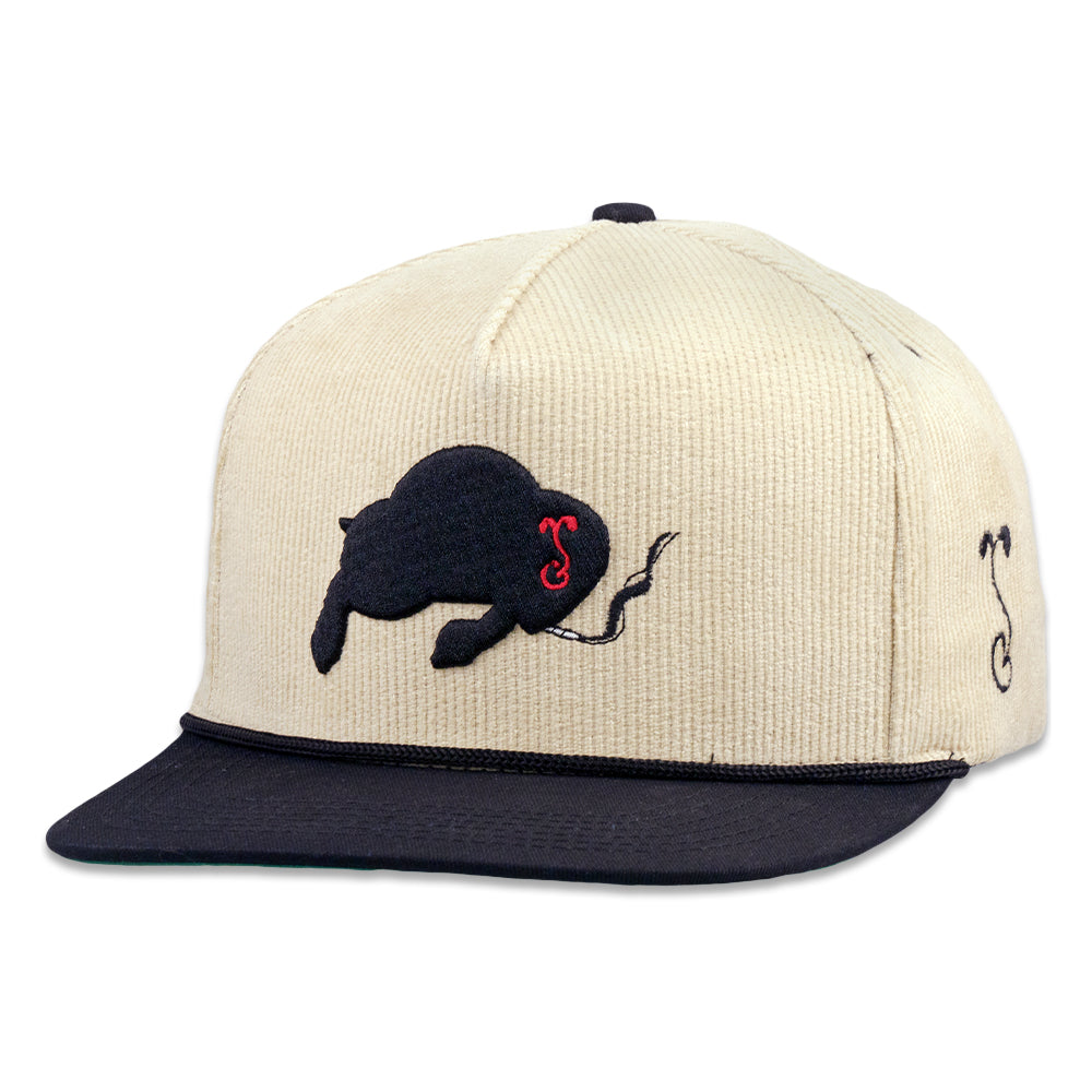 Colorado Puffs Tan Corduroy Snapback Hat