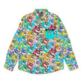El Pez Smile Long Sleeve Button Up Shirt