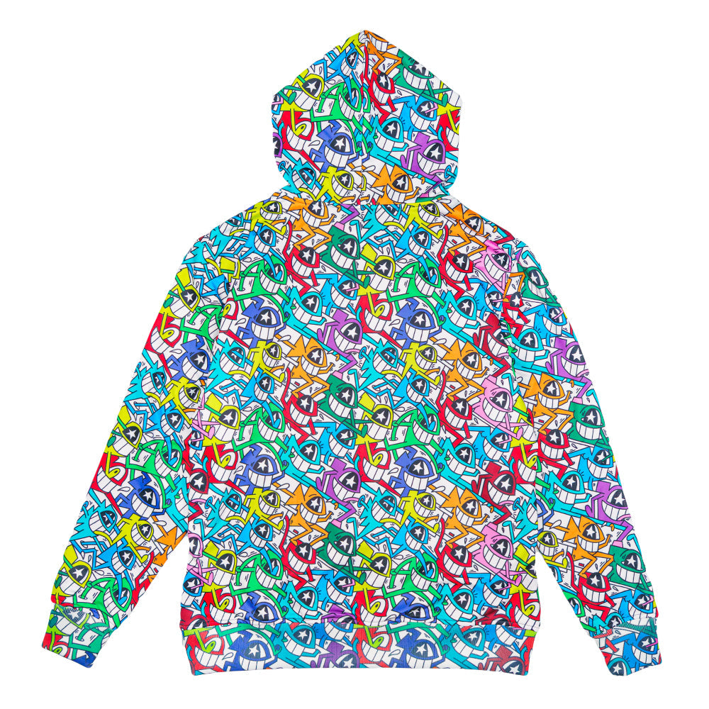 El Pez Smile Reversible Zip Up Hoodie
