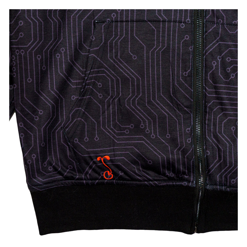 Lazer Shark Circuit Reversible Hoodie