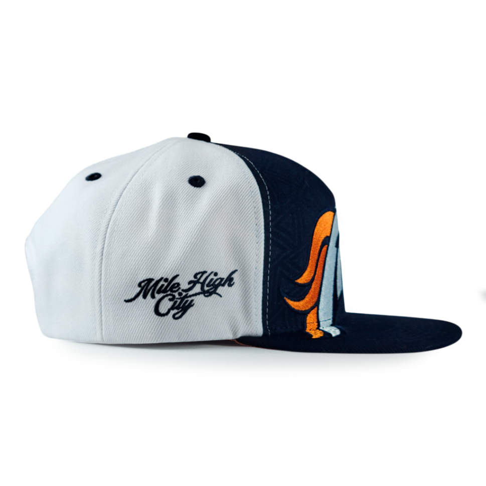 Danker Broncos Navy Snapback Hat