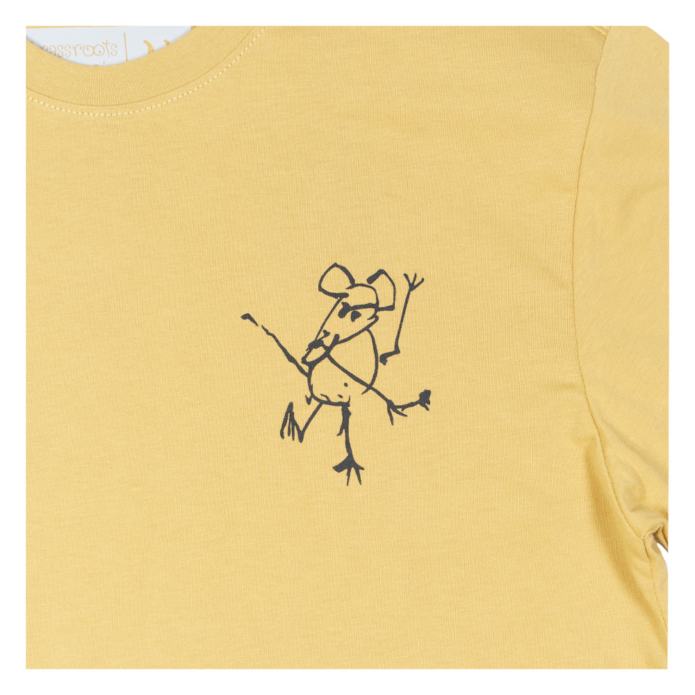 Jerry Garcia Sketch Cat Tan T Shirt