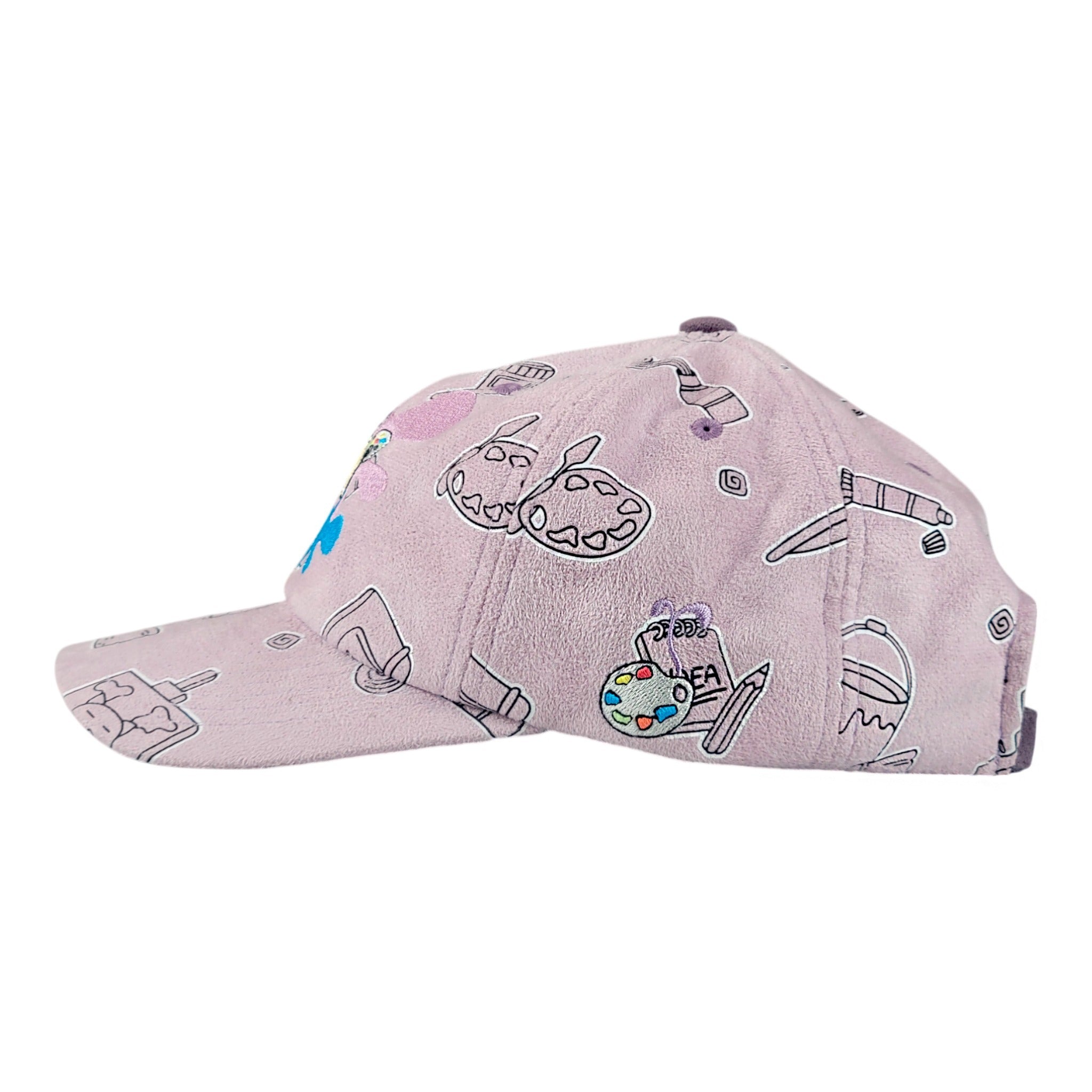 Leisure Cat Artin Around Lilac Dad Hat