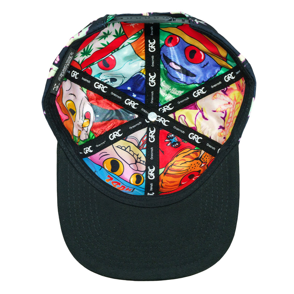 Homies In Dreamland Black Snapback Hat