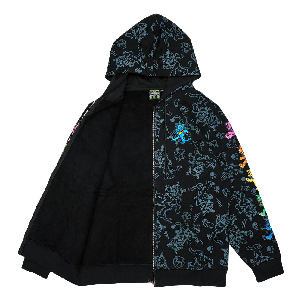 Vincent Gordon Dead Cats Black Zip Up Hoodie