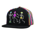 Dancing Skeletons Black Snapback Hat