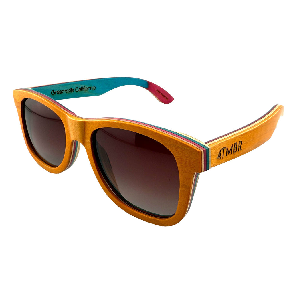 TMBR Jerry Garcia The Traveler Golden w/ Rose Sunglasses