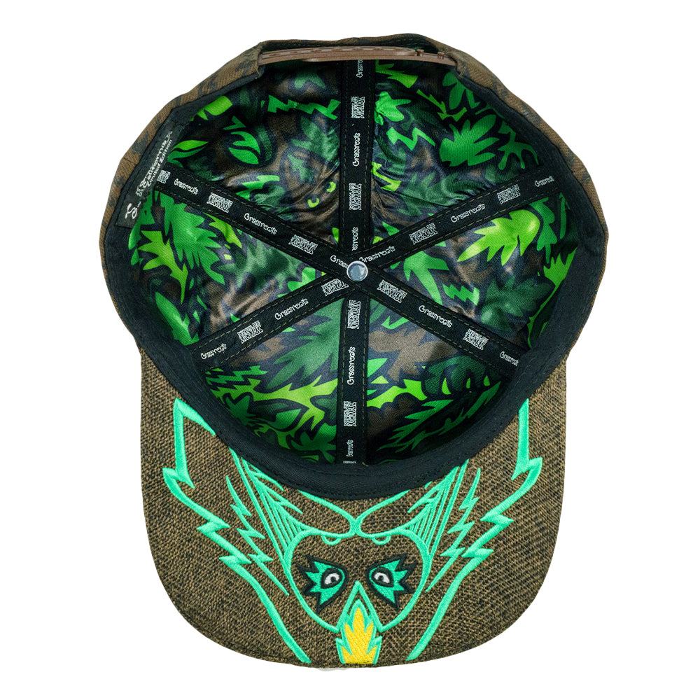 Bigfoot Bud Guardian Brown Snapback Hat