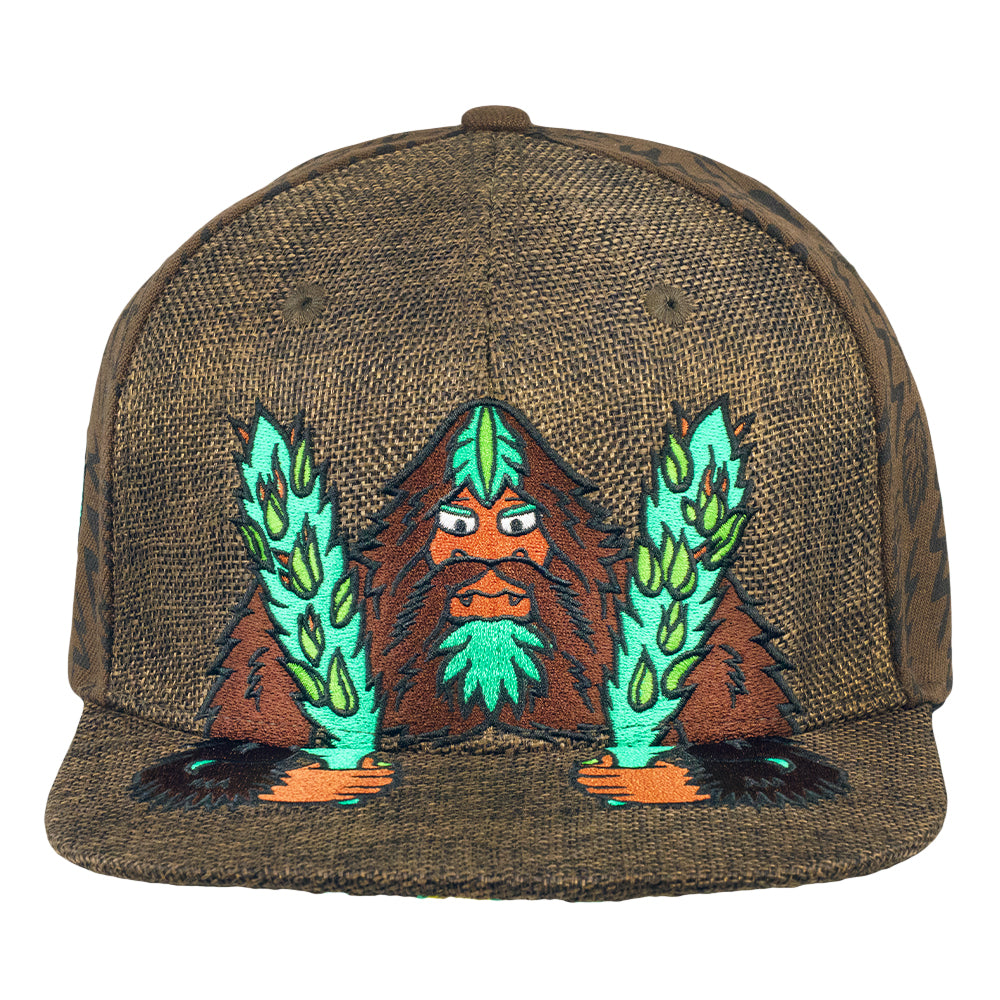 Bigfoot Bud Guardian Brown Snapback Hat