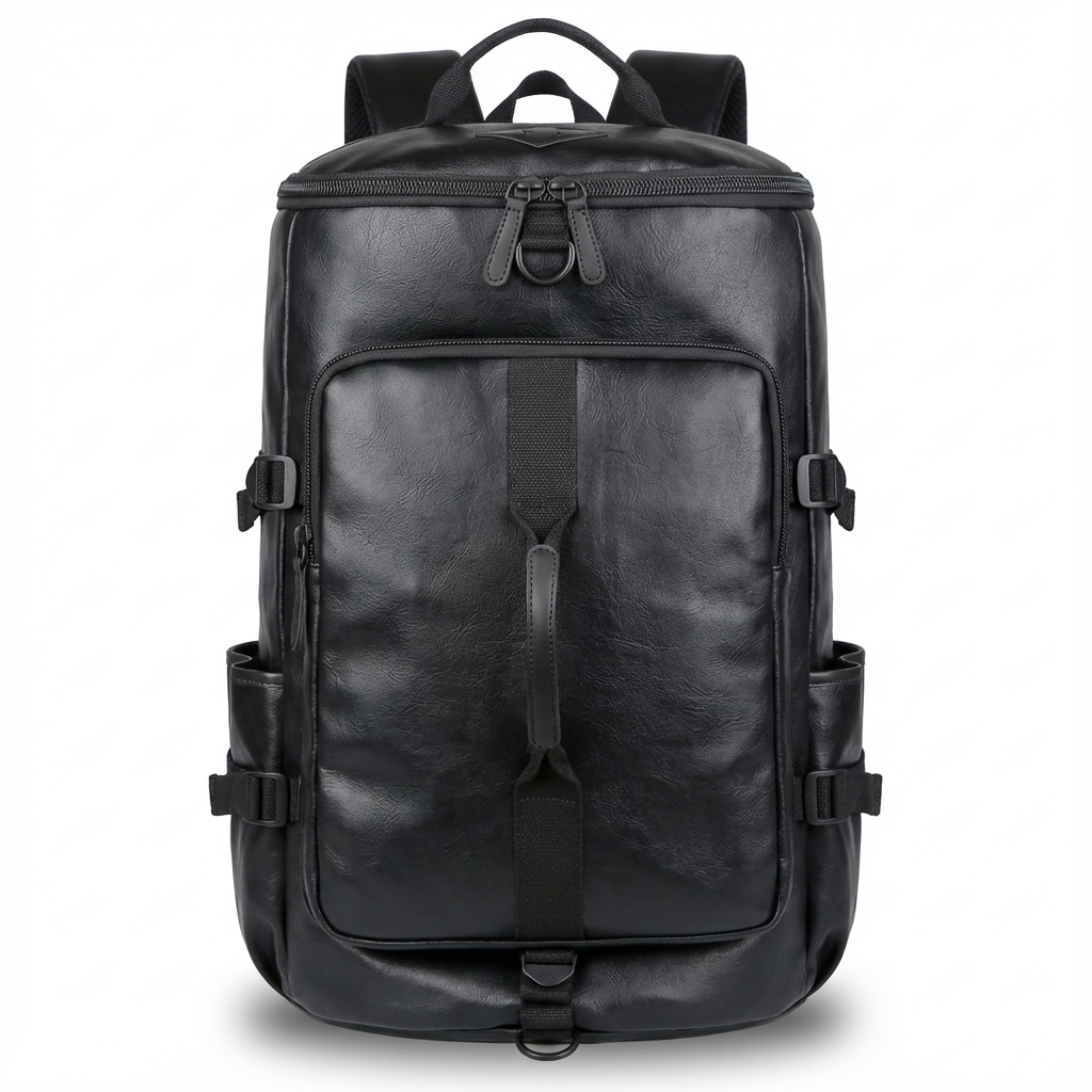 Men’s Leather Backpack – Convertible Work 40L Travel