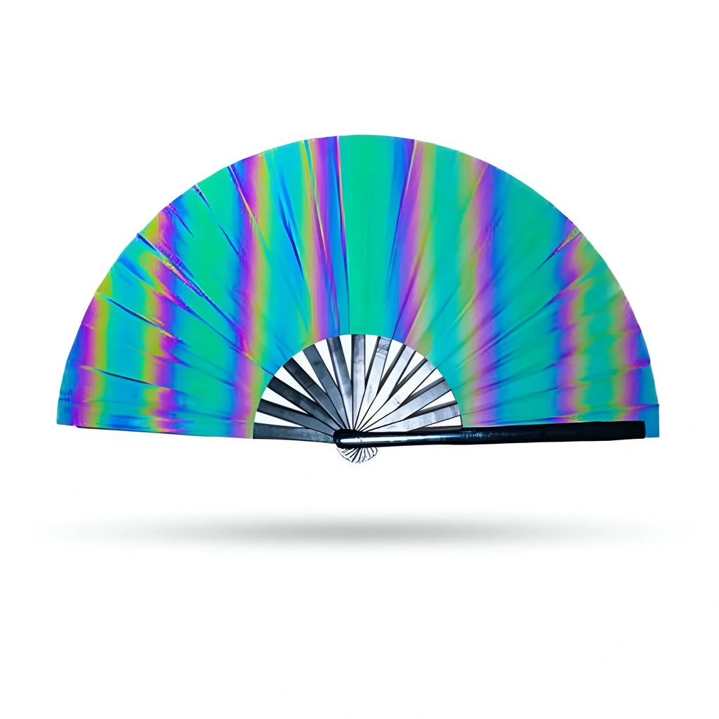 Black Flashlight XL Hand Fan