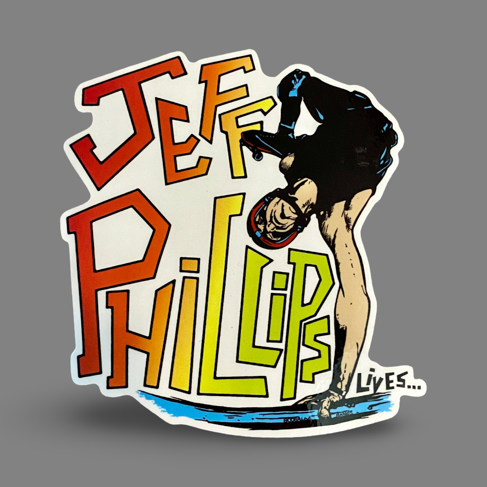 Jeff Phillips Lives Sticker 4.2"