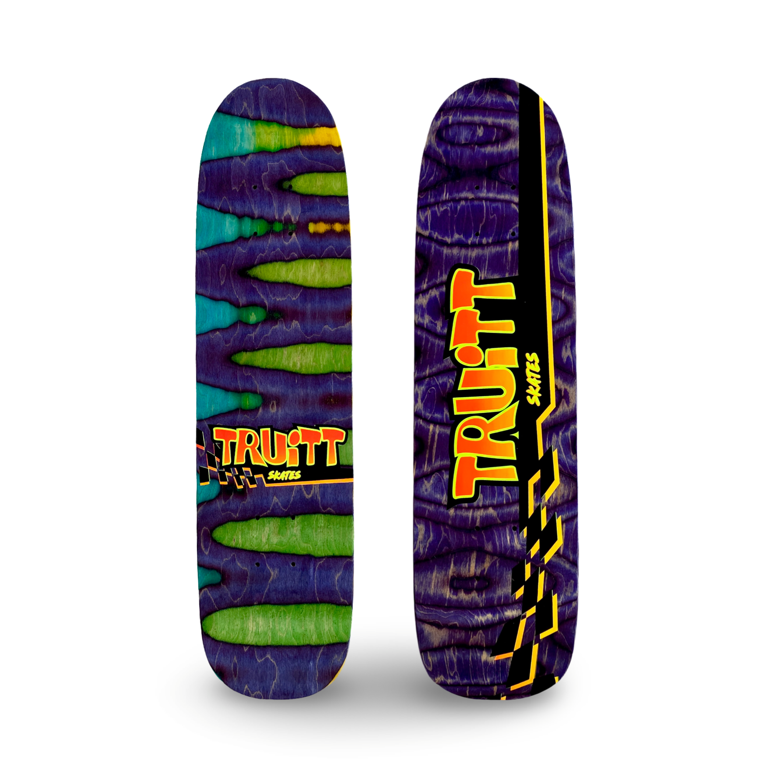 Truitt Skates Spectrum FREESTYLE Deck 7.3” x 28” HAND-PAINTED & AUTOGRAPHED (1 of 1)