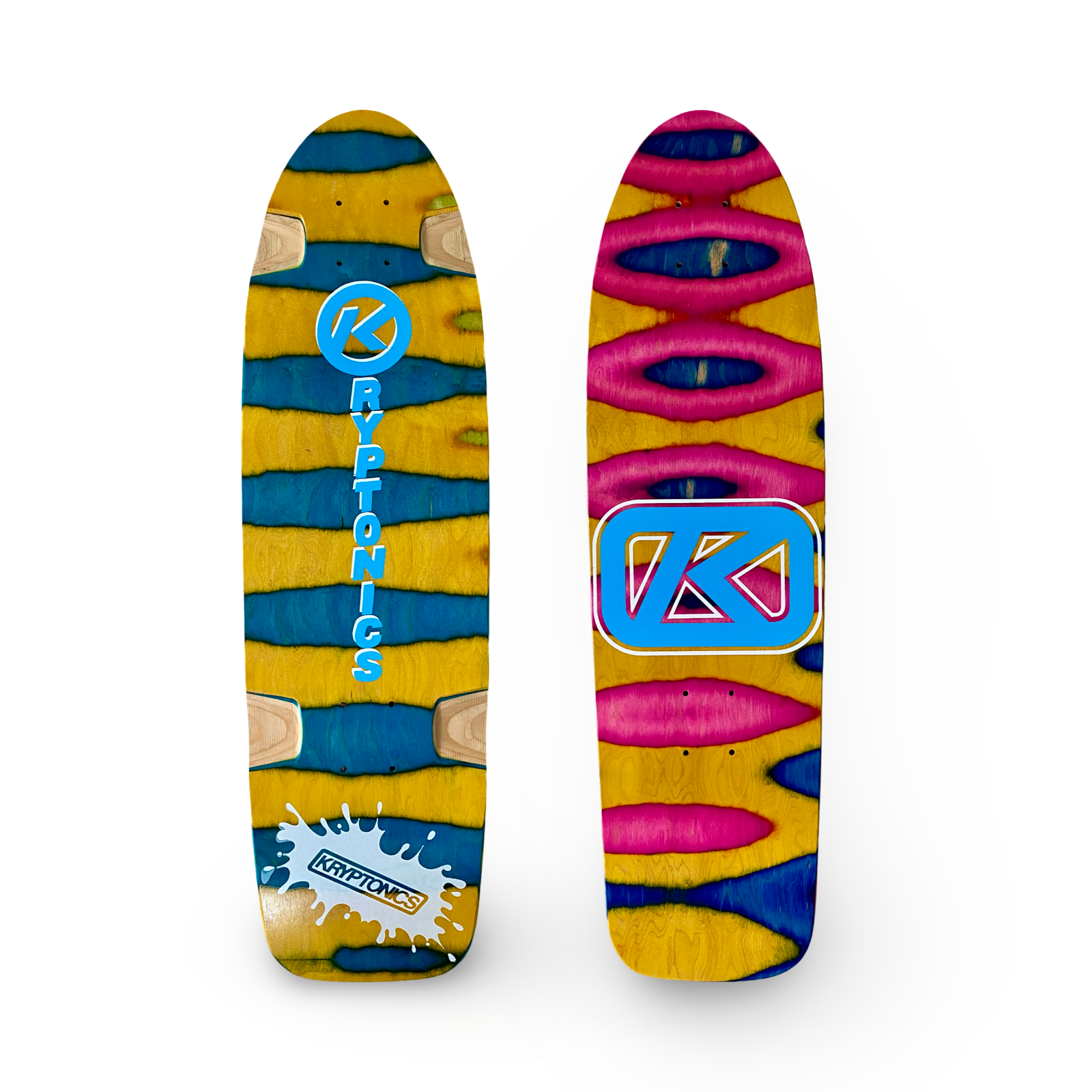 Kryptonics ONE-OF-A-KIND & HAND-PAINTED CRUISER Deck or Complete 8.5”x31” (1 of 1)