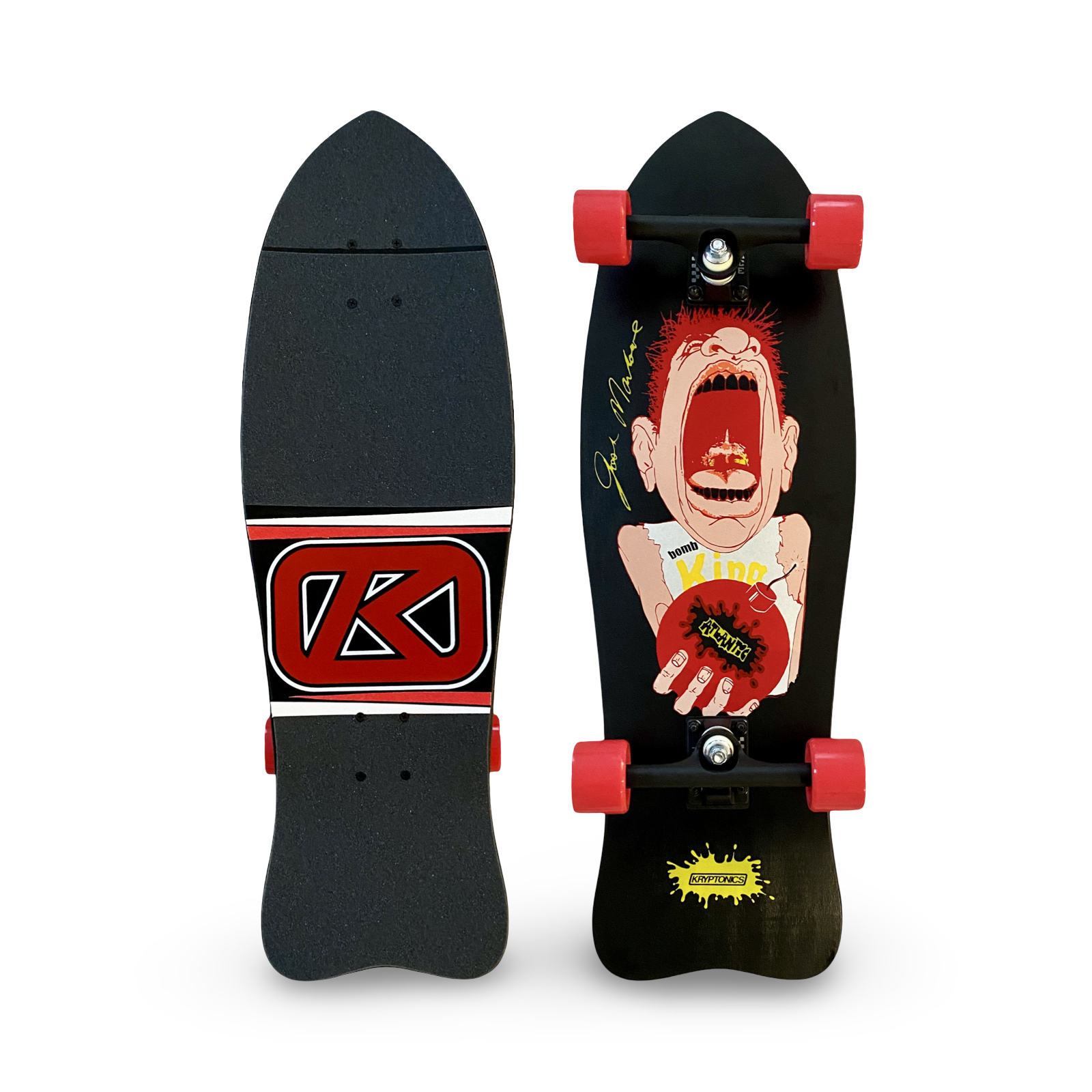 Josh Marlowe “Bomb King” Limited Edition Torpedo COMPLETE 10”x31” HAND-PAINTED (1 of 5)