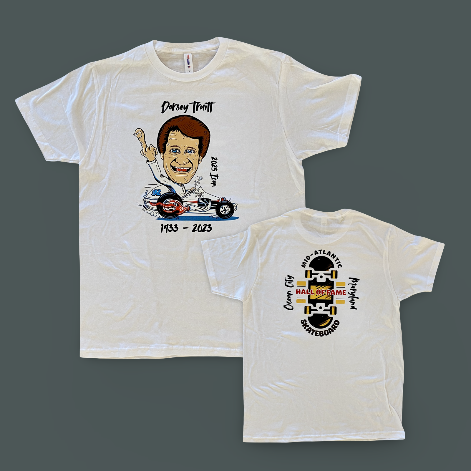 Dorsey Truitt Skateboard Hall of Fame 2025 Icon Shirt or Hoodie