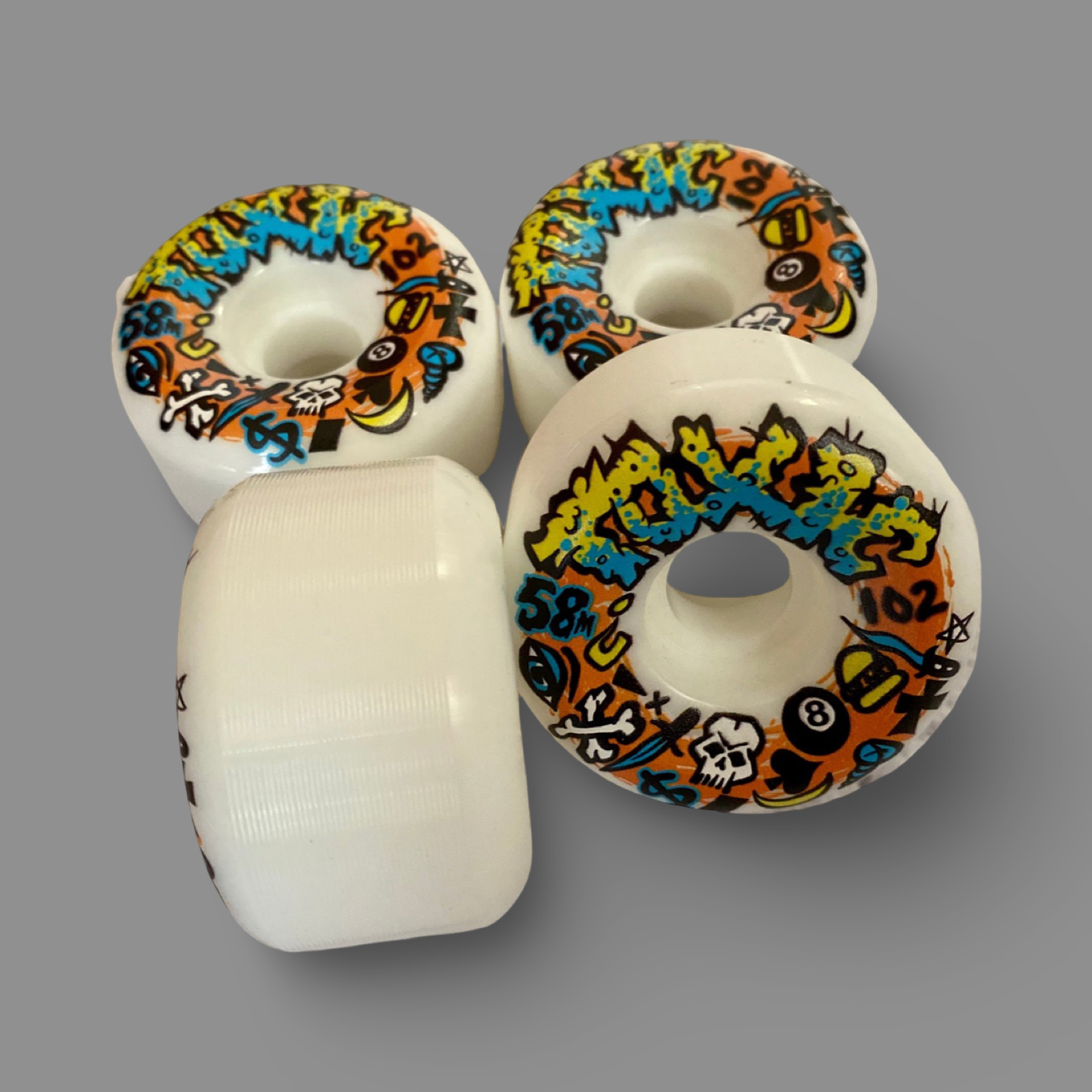 Toxic Team VERY HARD Wheels 58mm/102A