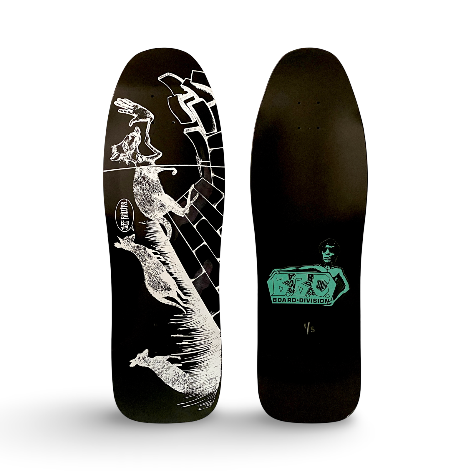 Jeff Phillips Kangaroo Limited Edition BBC Deck, HAND-PAINTED 10"x31" (1 of 5)