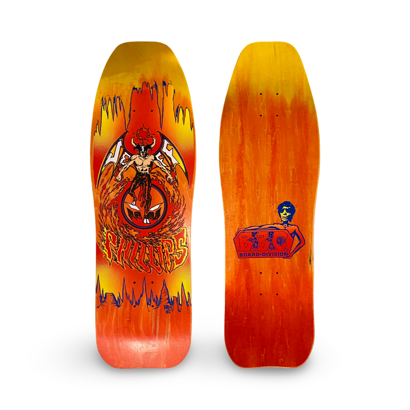 Jeff Phillips DevilMan DOUBLE-FADE Limited Edition, HAND-PAINTED BBC Deck (1 of 14)
