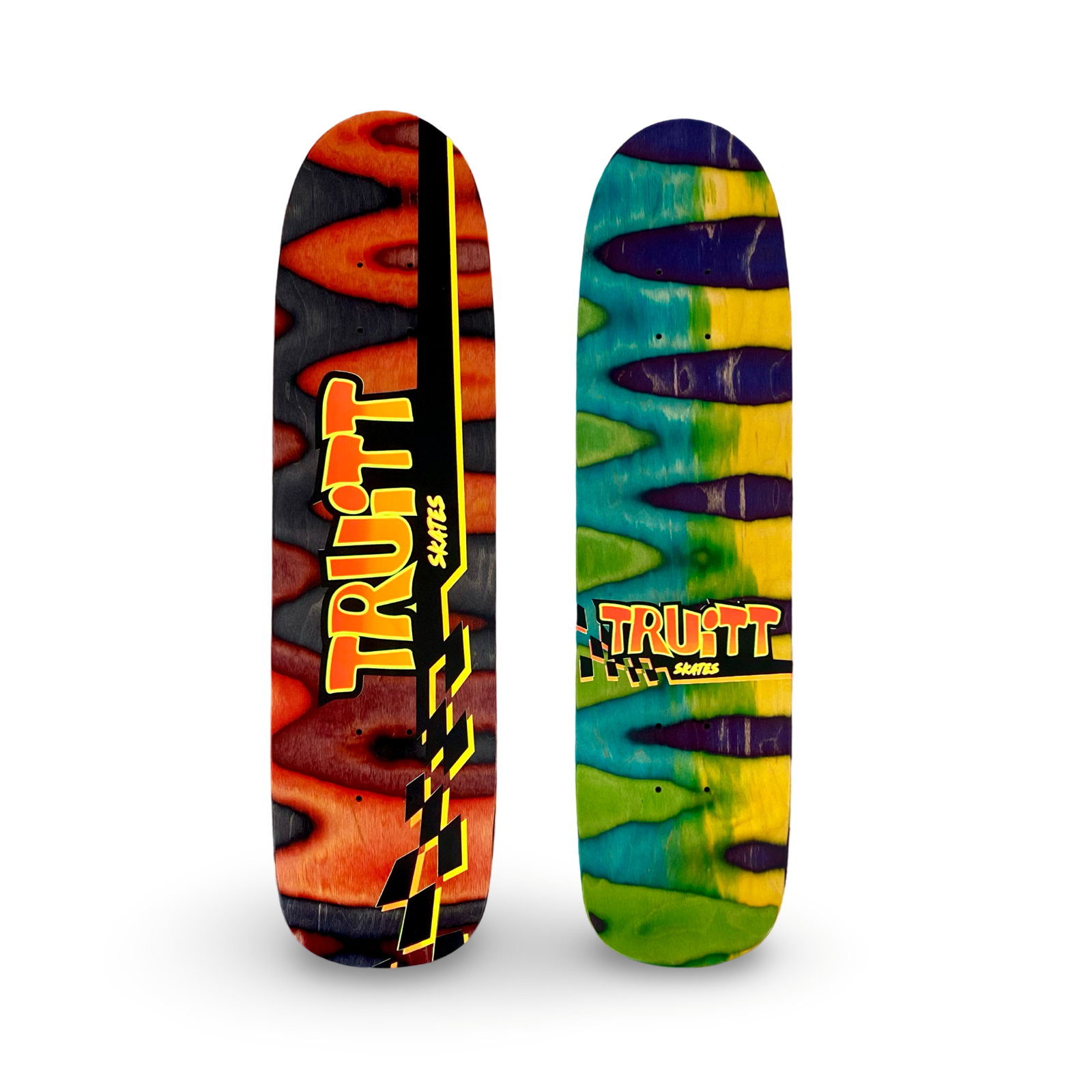 Truitt Skates Spectrum FREESTYLE Deck 7.3” x 28” HAND-PAINTED & AUTOGRAPHED (1 of 1)