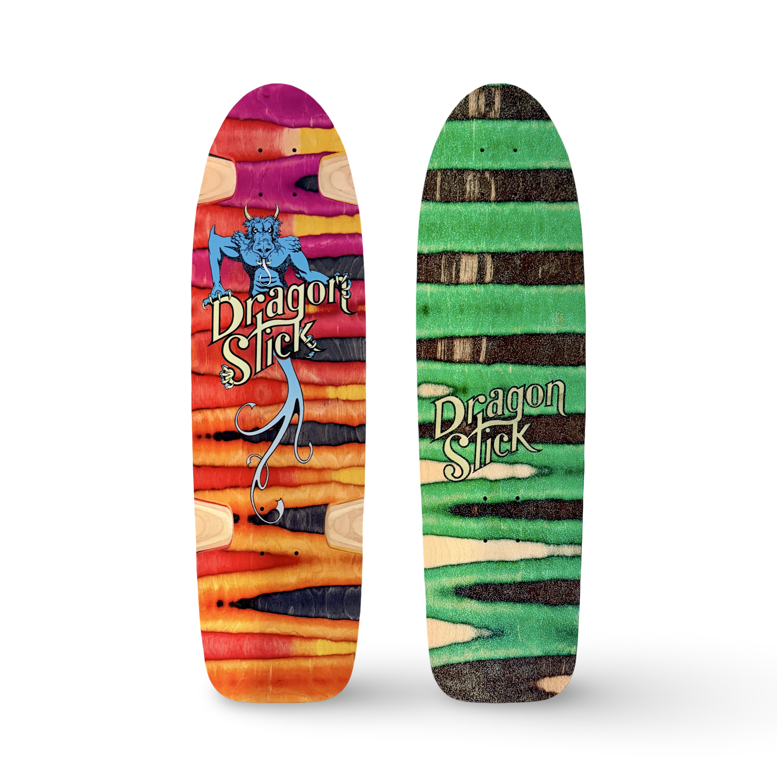 Dragon Stick ONE-OF-A-KIND & HAND-PAINTED CRUISER Deck 8.5”x31” (1 of 1)