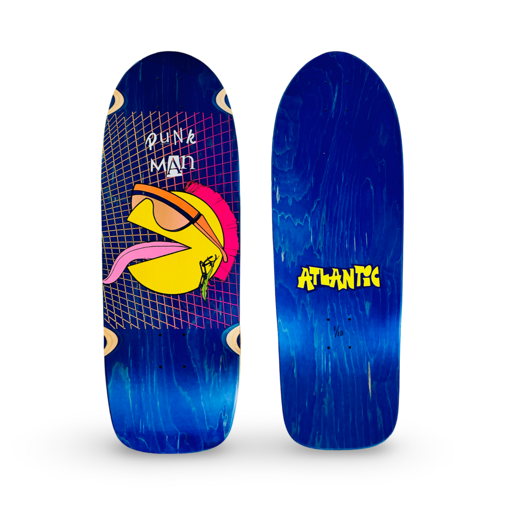 80s Punk Man 10”x30” Limited Edition, HAND-PAINTED Deck (1 of 10)