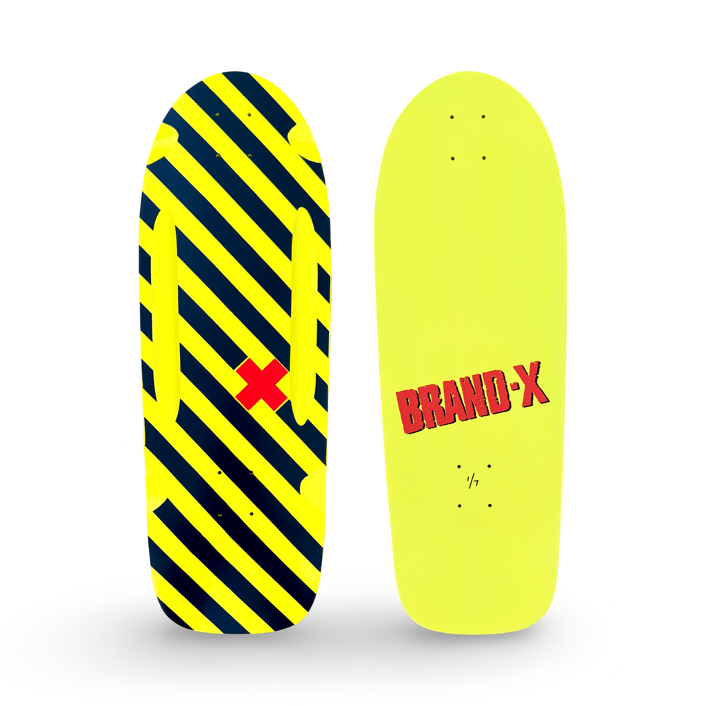 Vertical Hold 10"x30" ROUTED, HAND-PAINTED Deck (1 of 7)