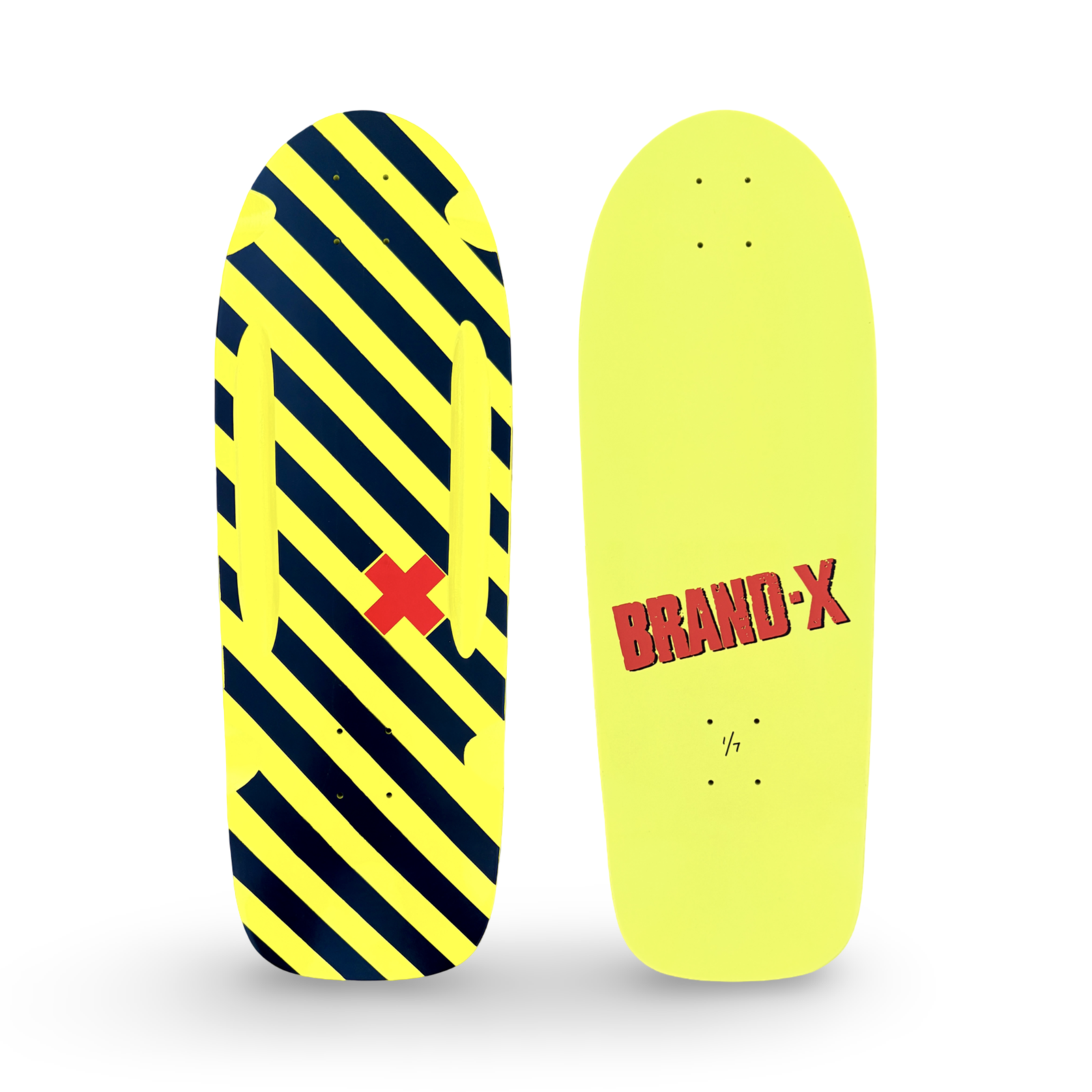 Vertical Hold 10"x30" ROUTED, HAND-PAINTED Deck (1 of 7)