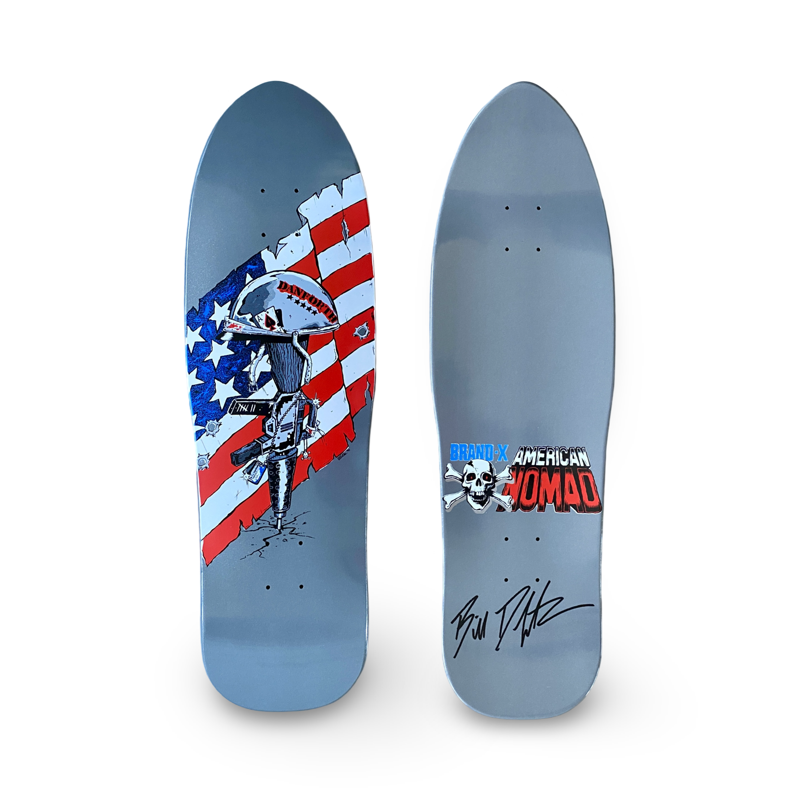 Bill Danforth Gulf War Memorial Limited Edition Deck 9.5"x32" HAND PAINTED (1 of 10)