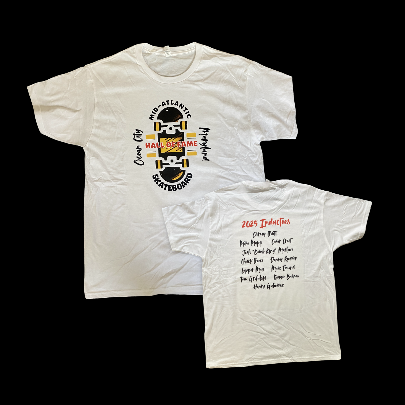 Skateboard Hall of Fame 2025 Inductees Shirt/Hoodie