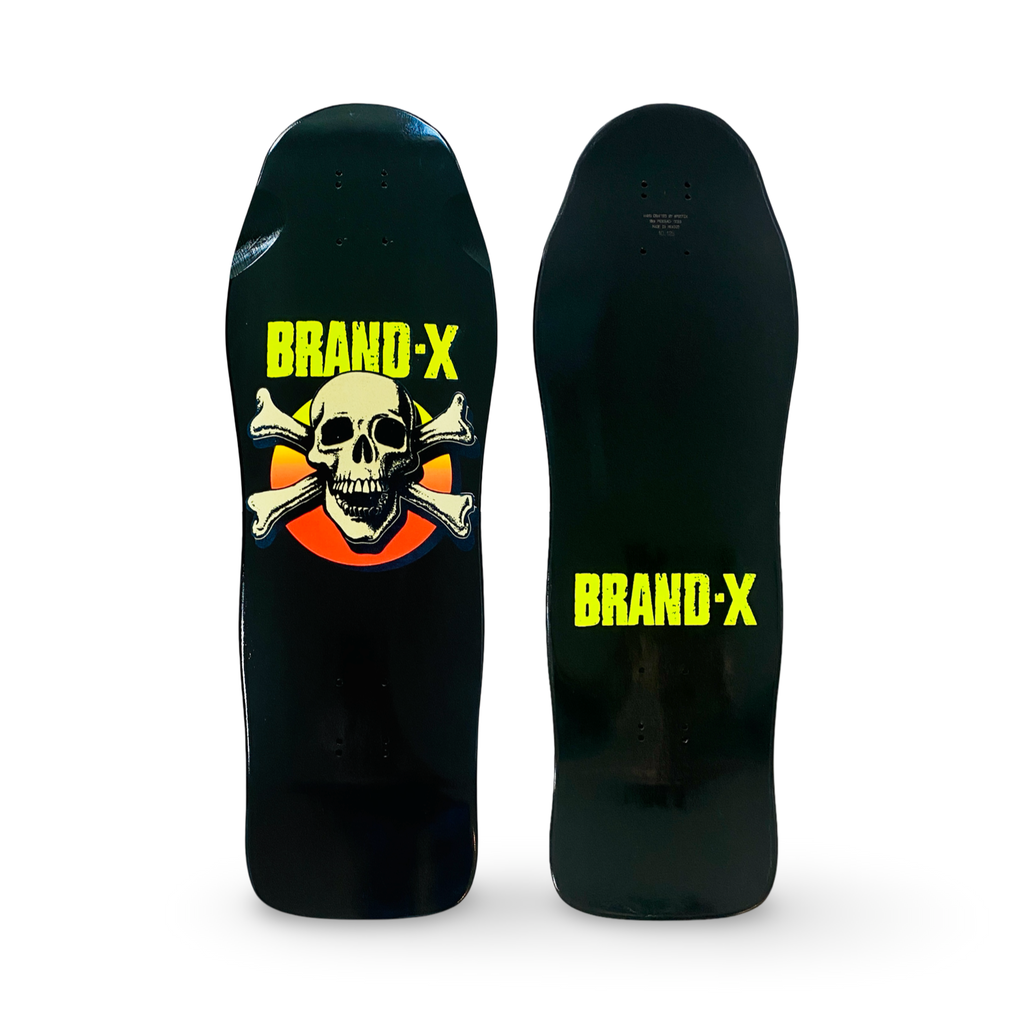 Knucklehead FLOCKED, FLUORESCENT & GLOW-IN-DARK Limited Edition Deck 10.1"x30" HAND PAINTED (1 of 5)