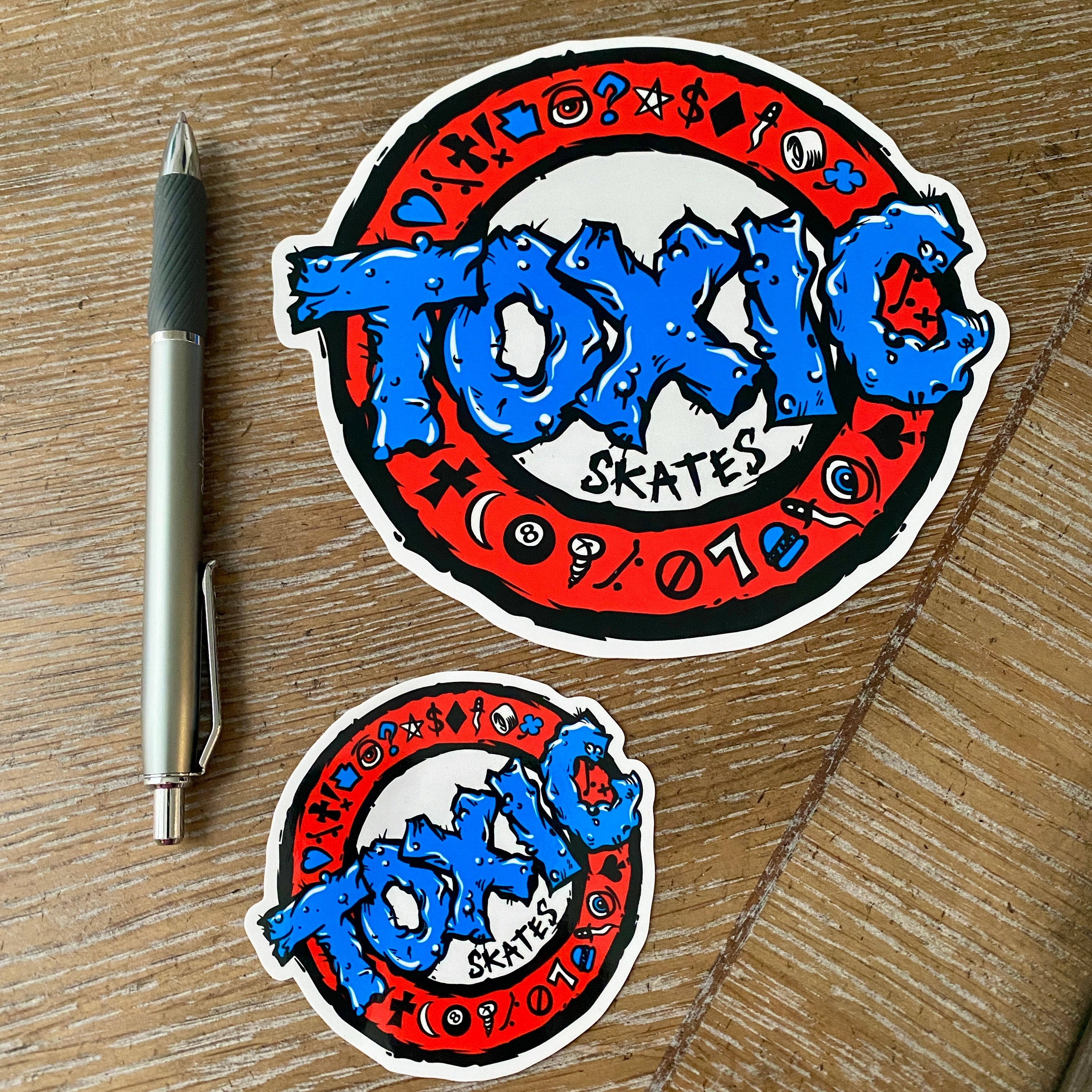 Toxic Stickers 6" or 3"