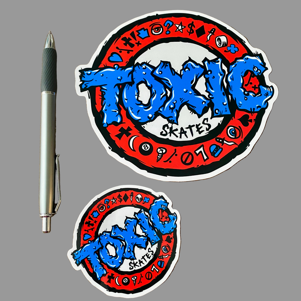 Toxic Stickers 6" or 3"