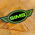 Sims Wings Sticker 6.25