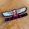Brand-X Wings Sticker 6”
