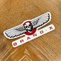 Brand-X Wings Sticker CLEAR-BACK 5.5"