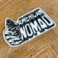 American Nomad Gun Sticker 3.25”