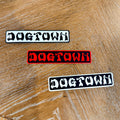 DogTown Logo Stickers 4"