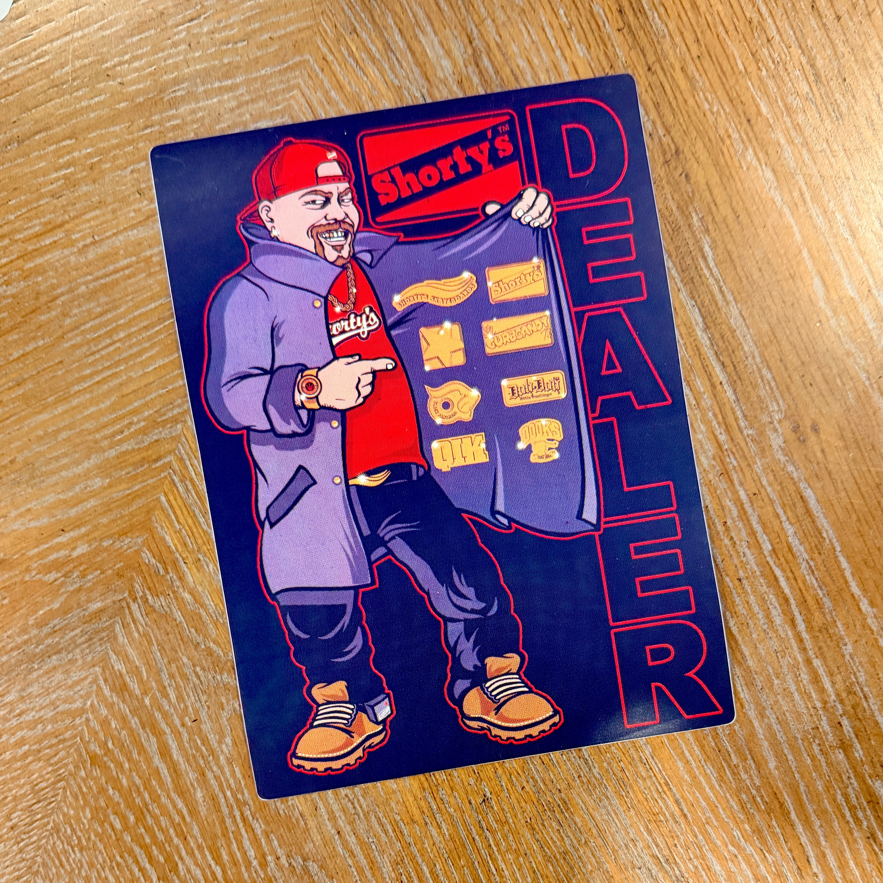 Shorty’s Dealer VINTAGE NOS Sticker 6”