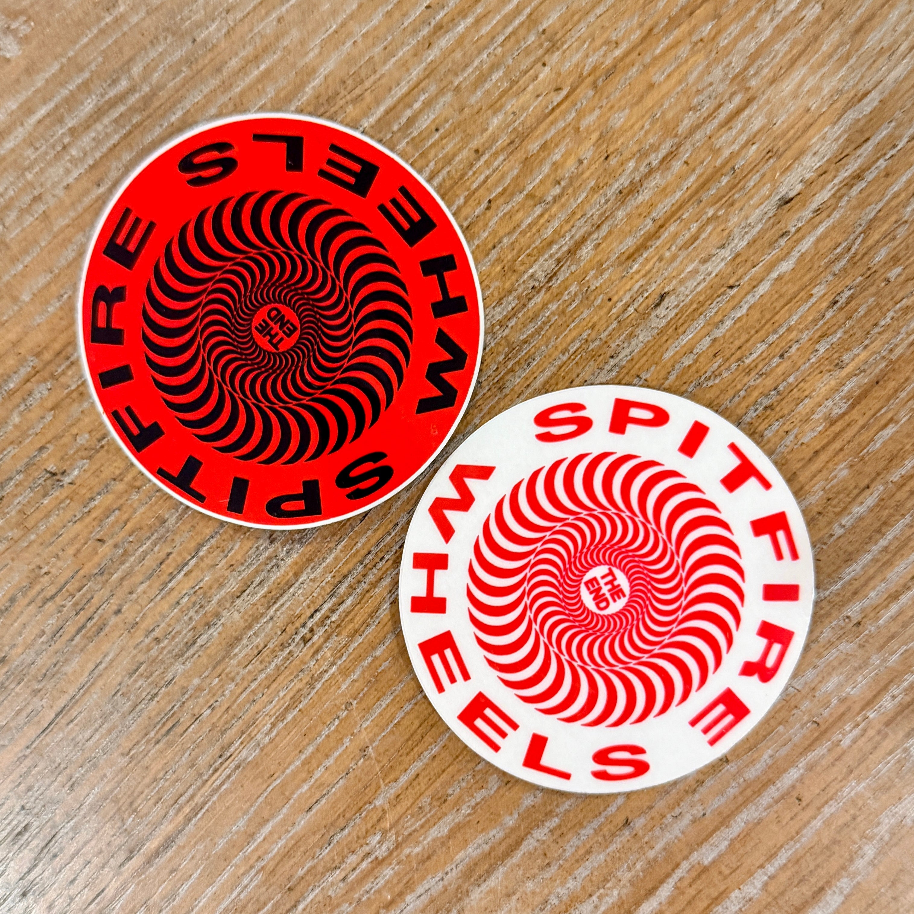 Spitfire The End VINTAGE NOS Stickers 2.5”