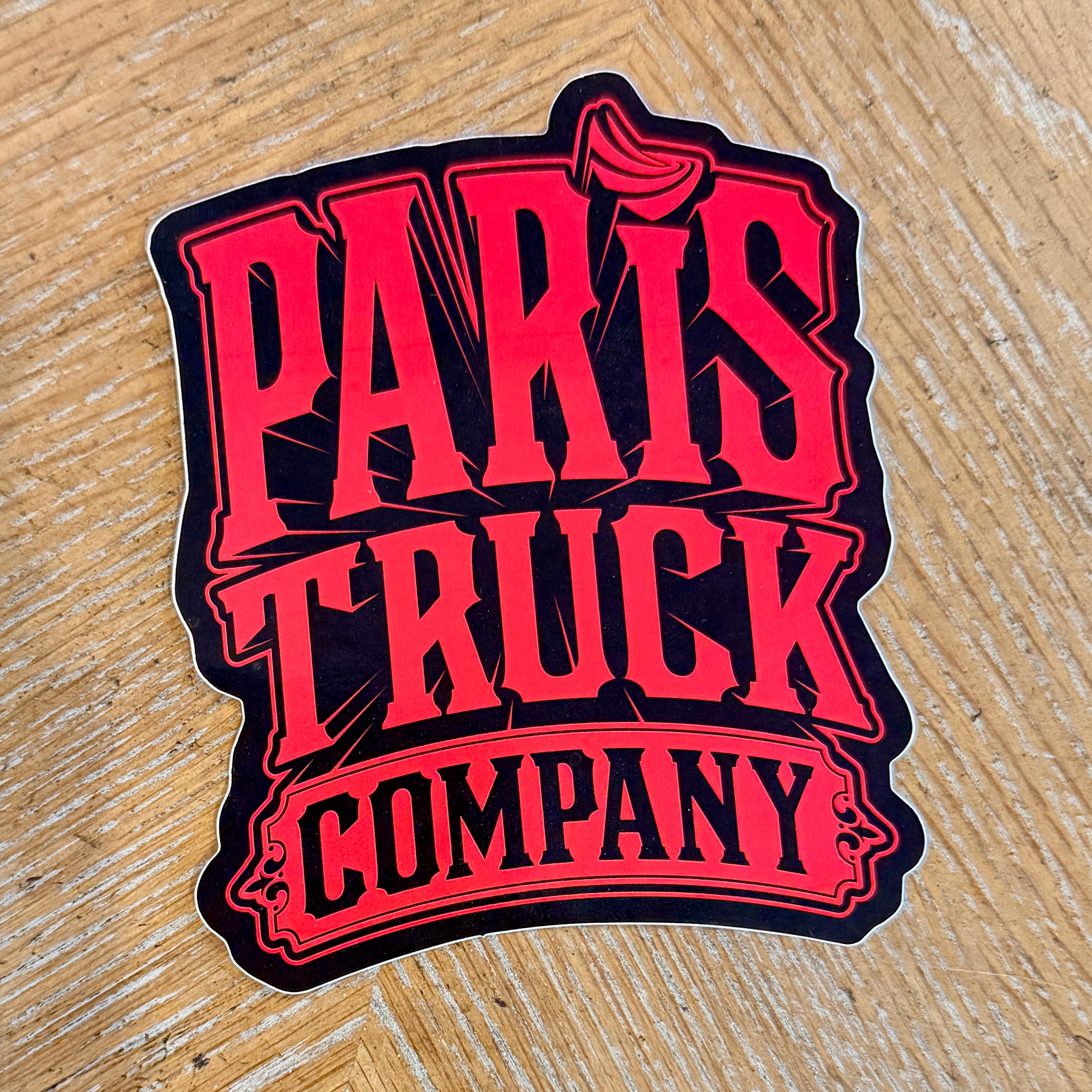 Paris Truck Co VINTAGE, NOS Sticker 4"