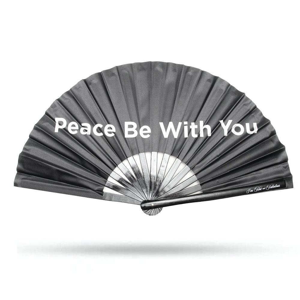 Peace Be With You XL Hand Fan