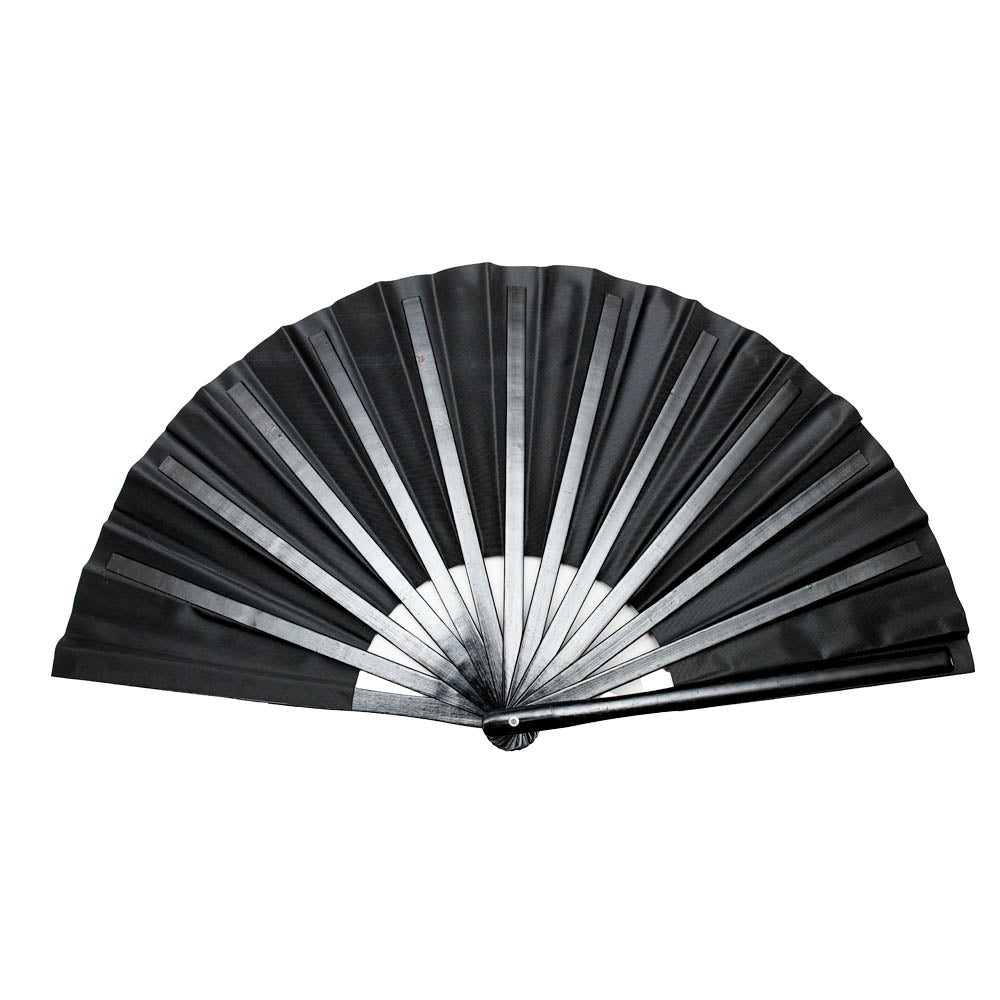 Black Sparkle XL Hand Fan