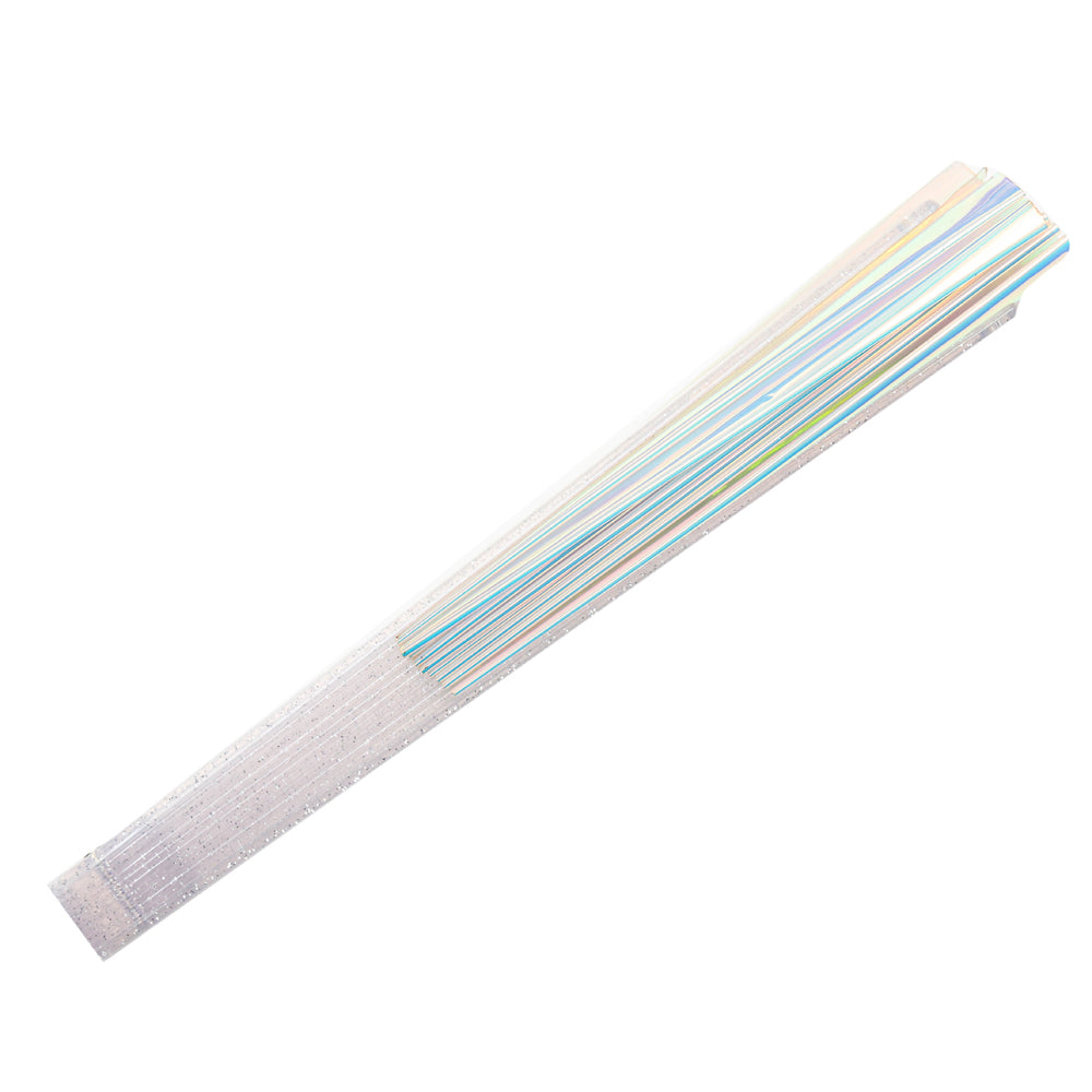 Holographic Crystal Mermaid XL Hand Fan