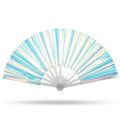 Holographic Crystal Mermaid XL Hand Fan