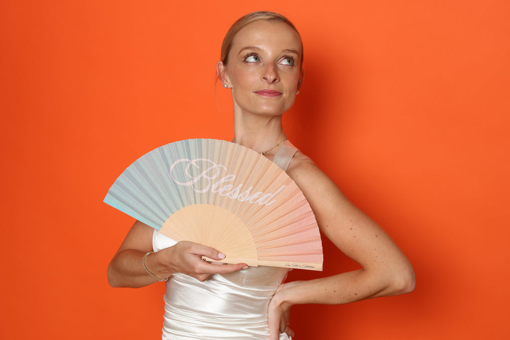 Blessed Hand Fan