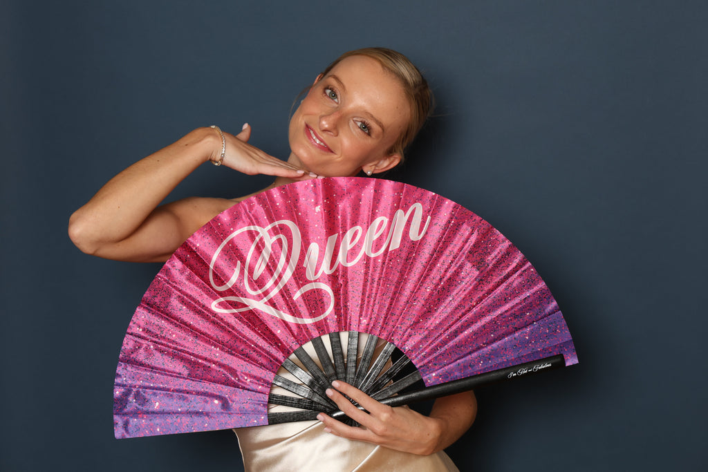 Queen XL Hand Fan