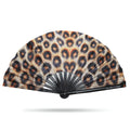 Leopard Print XL Hand Fan