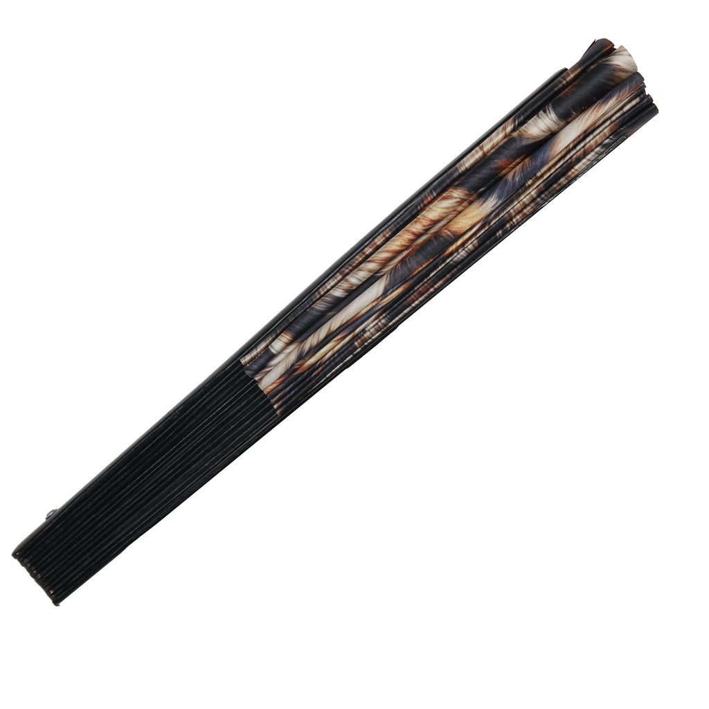 Leopard Print XL Hand Fan